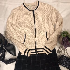 Zip up cardigan
